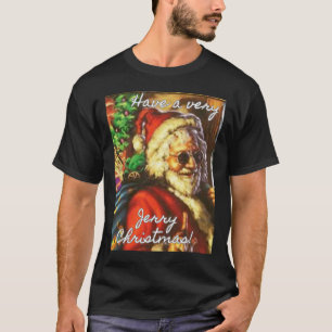 T-shirt Ayez Très Joyeux Noël Garcia Père Noël Holiday