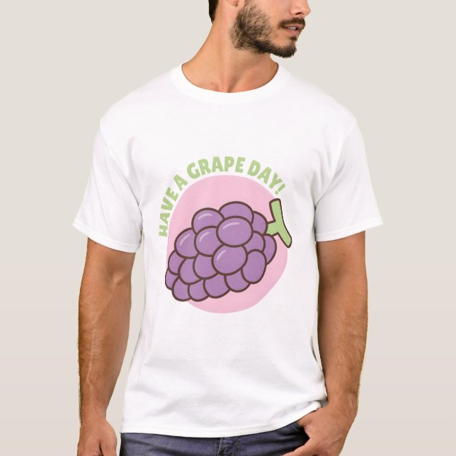 T-shirt Ayez Un Jeu De Jour De Raisin (Devant)