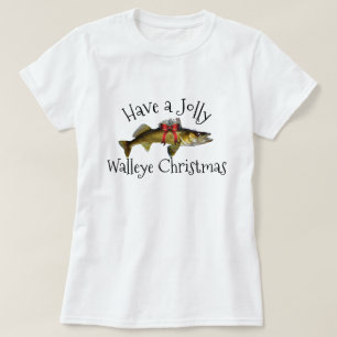T-shirt "Ayez un Jolly Walleye Christmas"