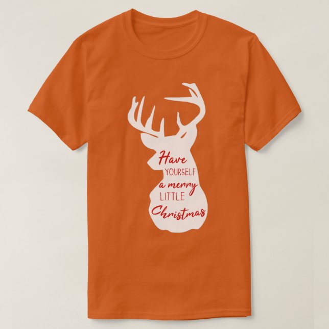 T-shirt Ayez Un Joyeux Petit Noël (Design devant)