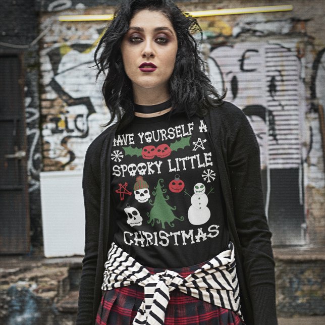 T-shirt Ayez un petit Noël Éffrayant (Créateur téléchargé)