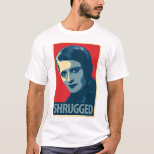 T-shirt Ayn Rand : Gesticulé (T-shirt de parodie d'affich