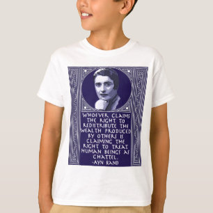 T-shirt Ayn Rand sur la redistribution de la richesse