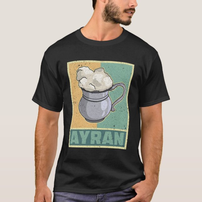 T-shirt Ayran Drink Turquie National Drink Yaourt (Devant)