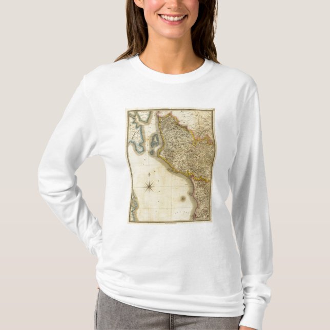T-shirt Ayrshire du nord (Devant)