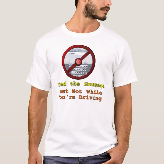 T-SHIRT AYSOS ? NE TEXTE PAS ET NE CONDUIT PAS ! (Devant)