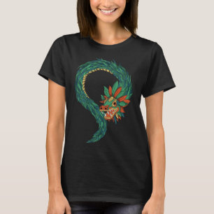 T-shirt Aztec Dieu Quetzalcoatl Cool Serpent Dragon Inca M