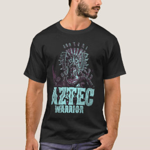 T-shirt Aztec Guerrier Roi Mexique Aztec Mayas natif Aztec