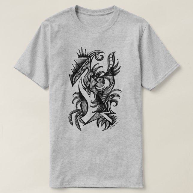 T-shirt Azteca par Darin Jones (Design devant)