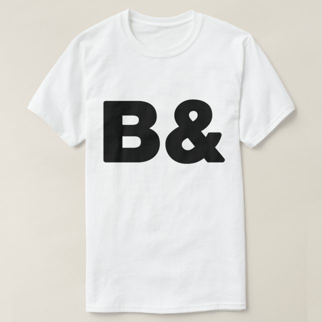 T-SHIRT B& (Design devant)