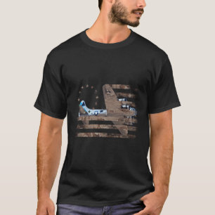 T-shirt B17 Avion lourd de bombardement 2ème guerre mondia