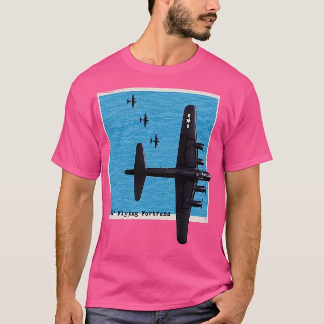 T-shirt B17 Flying Fortress 2ÈME GUERRE MONDIALE bombardie (Devant)