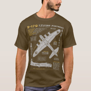T-shirt B17 Forteresse Volante (2) 