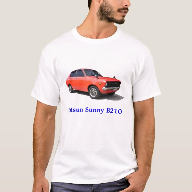 T-shirt B210 ensoleillé de Datsun (Devant)