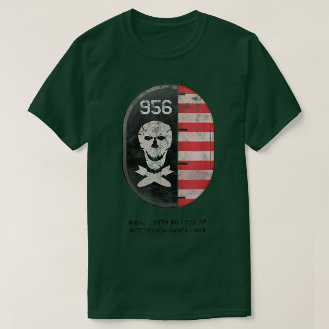 T-shirt B24 Libérateur 2ÈME GUERRE MONDIALE Nadzab Nouvell (Design devant)