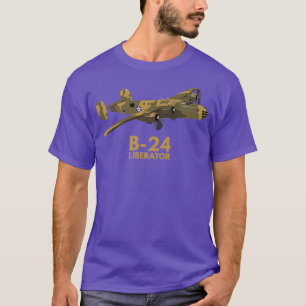 T-shirt B24 Liberator 2ÈME GUERRE MONDIALE Bombe Lourde 