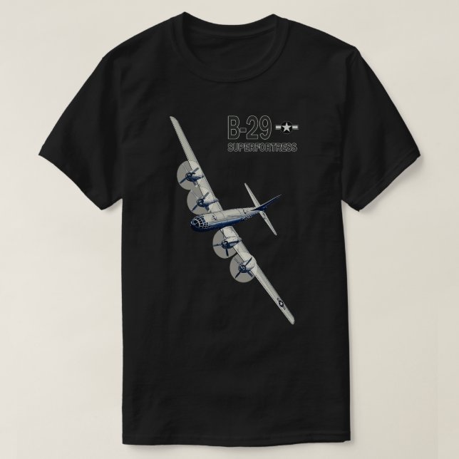 T-shirt B29 Superforteresse 2ÈME GUERRE MONDIALE bombardie (Design devant)