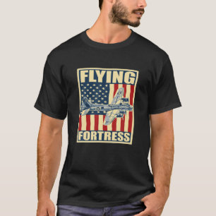 T-shirt B-17 Avion de la forteresse volante USAF Bombe d'a