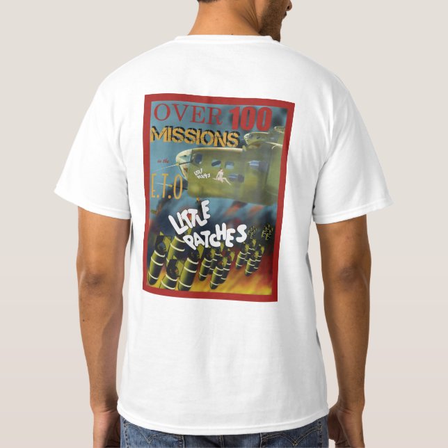 T-shirt B 17 Forteresse Volante Avion T Chemise (Dos)