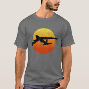 T-shirt B-52 Stratoforteresse Silhouette Sunset Bomber B52