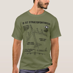 T-shirt B-52 Stratoforteresse Spécifications Aéronefs mili