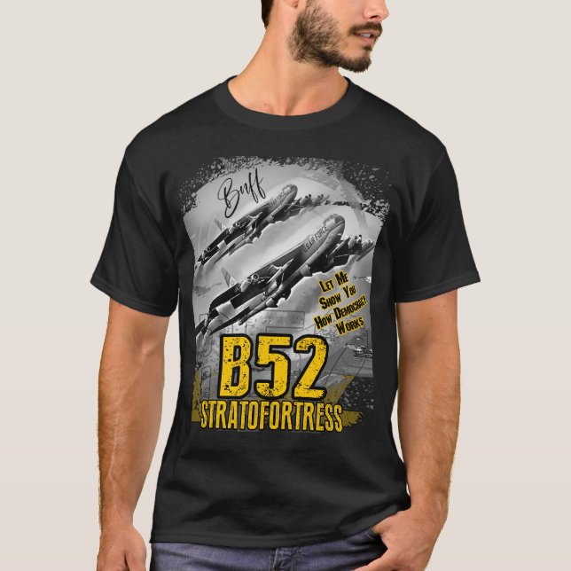 T-shirt B-52 Stratofortress U.S. long-range heavy bomber (Devant)