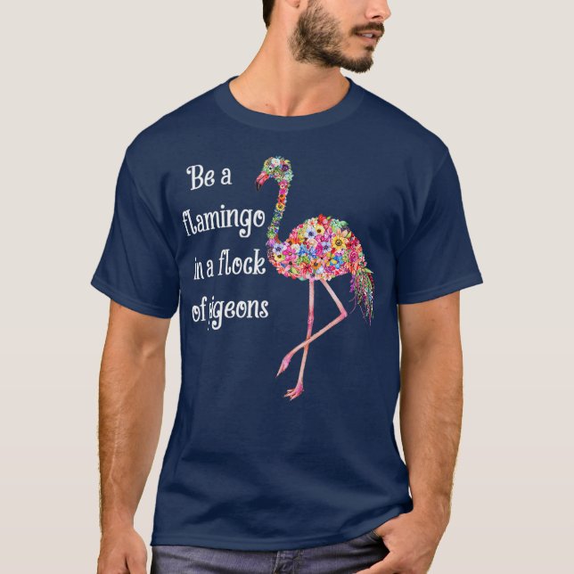 T-shirt B A Flamingo (Devant)