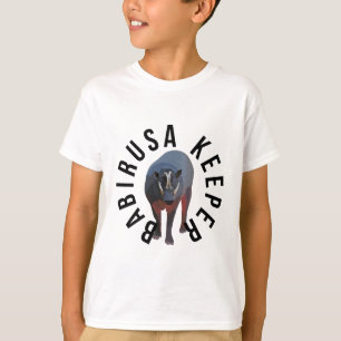 T-shirt B est pour Babirusa Keeper