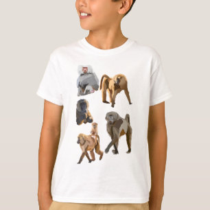 T-shirt B est pour Baboon