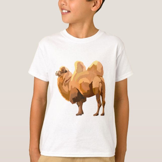 T-shirt B est pour Bactrian Camel (Devant)