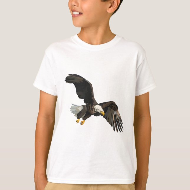 T-shirt B est pour Bald Eagle (Devant)