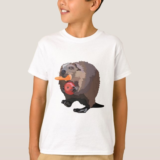 T-shirt B est pour Beaver (Devant)