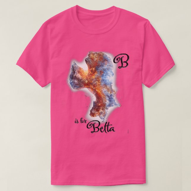 T-shirt B est pour Betta (Design devant)