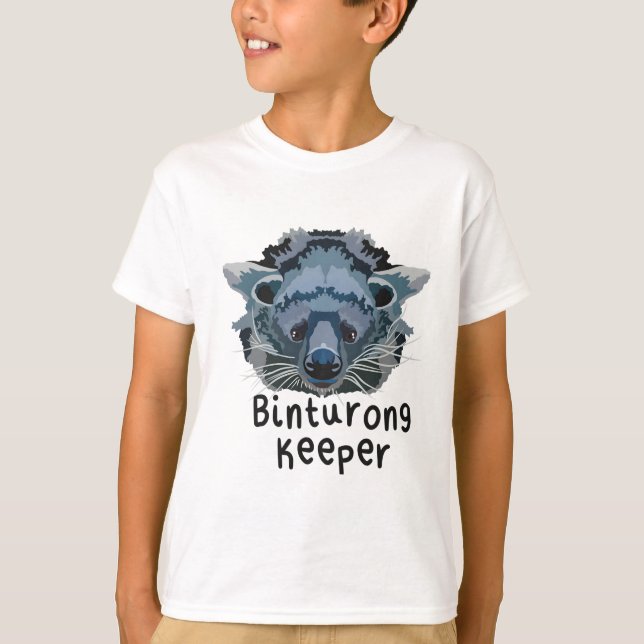 T-shirt B est pour Binturong Keeper (Devant)