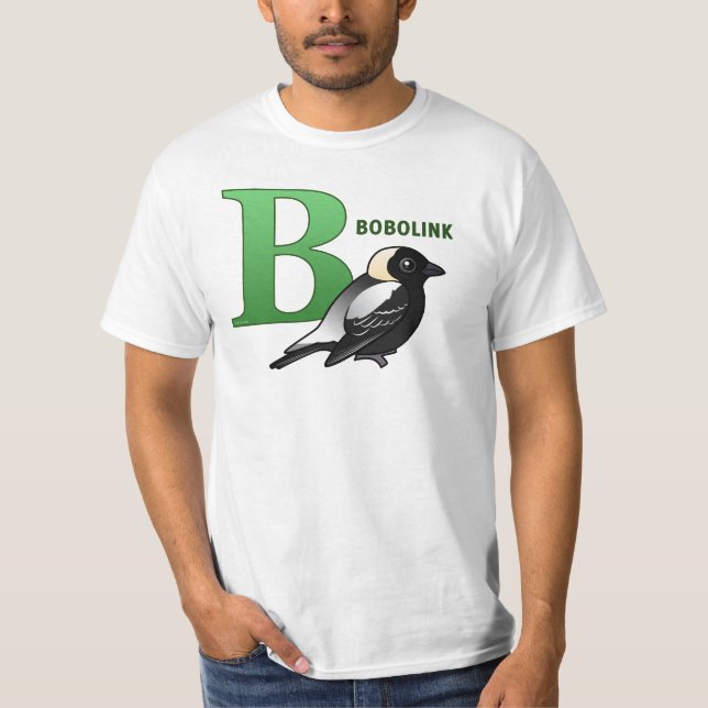 T-shirt B est pour Bobolink (Devant)