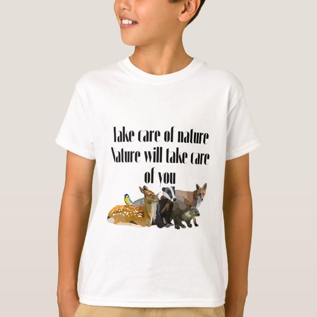 T-shirt B est pour British Wildlife (Devant)