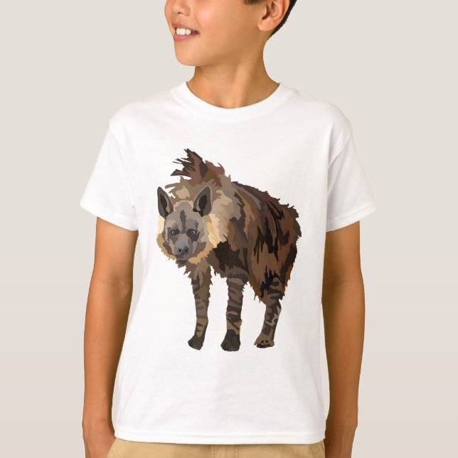 T-shirt B est pour Brown Hyena (Devant)