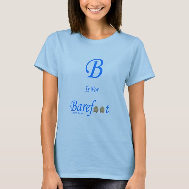 T-shirt B est pour nu-pieds (Devant)