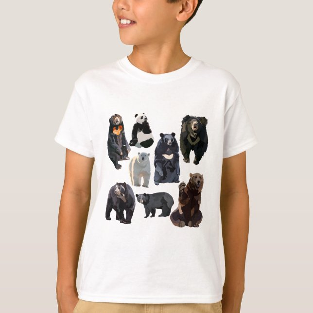 T-shirt B est pour Ours (Devant)