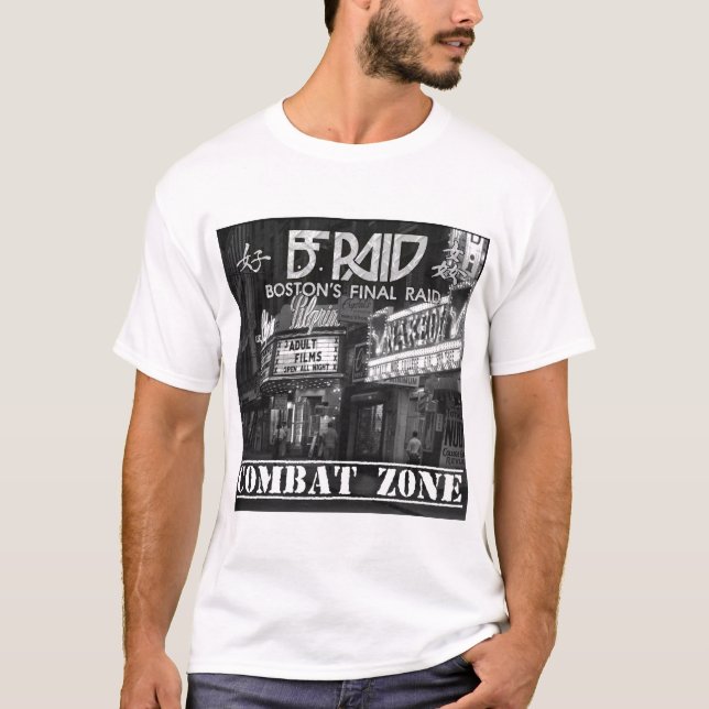 T-shirt B.F. Raid Combat Zone Pochette d'album  (Devant)
