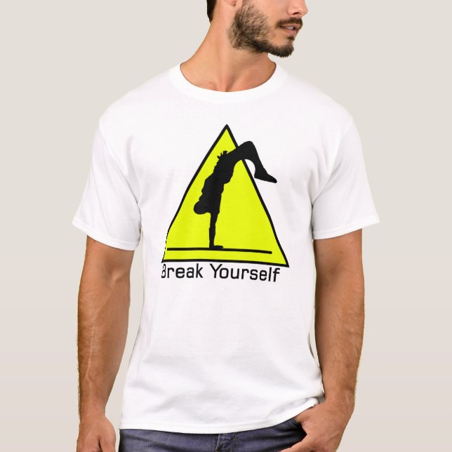 T-shirt B-Garçon de la coupure vous-même (Devant)