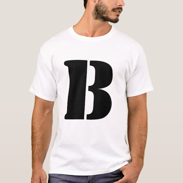 T-shirt B initial (Devant)