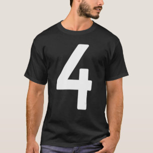 T-shirt B Jour Numéro 4 Monogramme Norwester Police Premiè