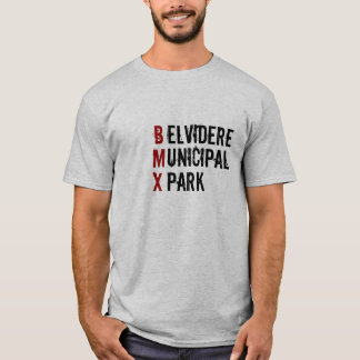 T-shirt B, M, X, elvidere, unicipal, parc