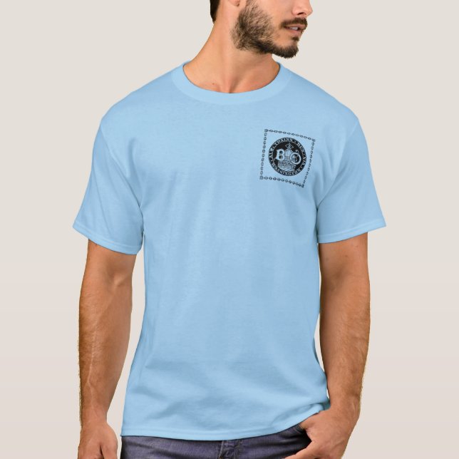 T-shirt B+Trains royaux 1910 d'O Blue Line (Devant)