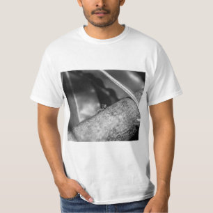 T-shirt B&W - Ant tisserand sur un bois