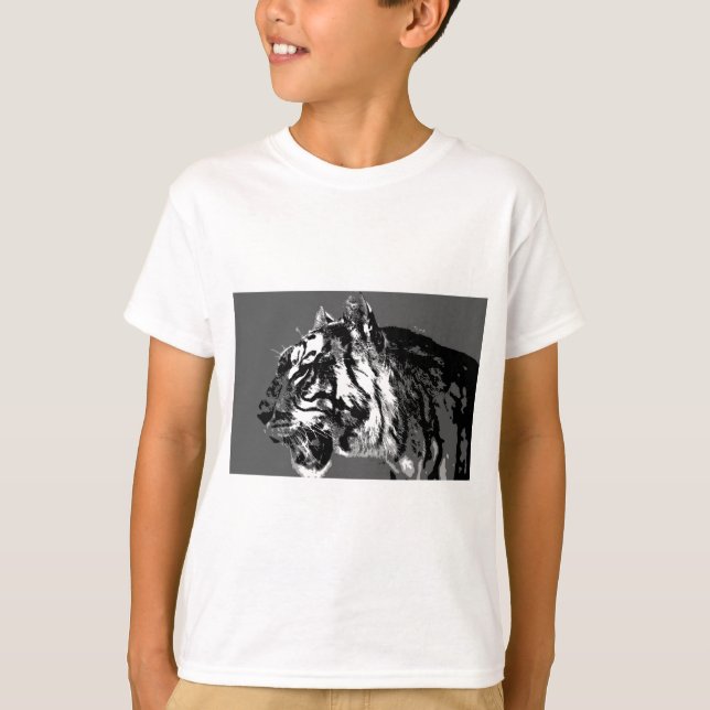 T-shirt B&W Siberian Tiger (Devant)