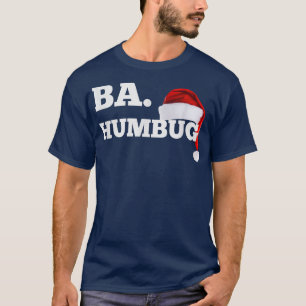 T-shirt Ba Humbug Santa Hat Funny Bar Crawl Chemise Festiv