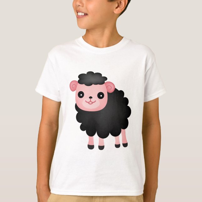 T-shirt Baa Baa Black Sheep (Devant)