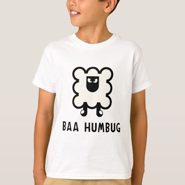 T-shirt Baa Humbug (Devant)